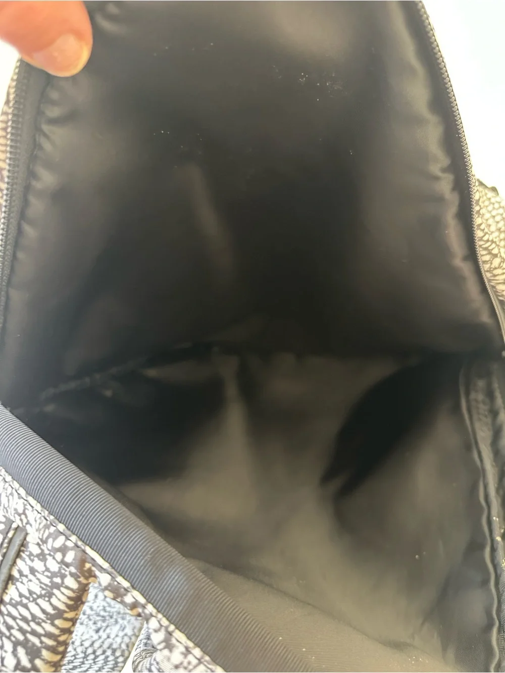 LULULEMON City Adventurer Black White Backpack 17L Swerve Vapor Metal Print